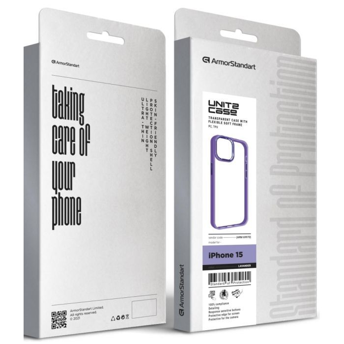 Чехол для мобильного телефона Armorstandart UNIT2 Apple iPhone 15 Purple (ARM69969) изображение 5