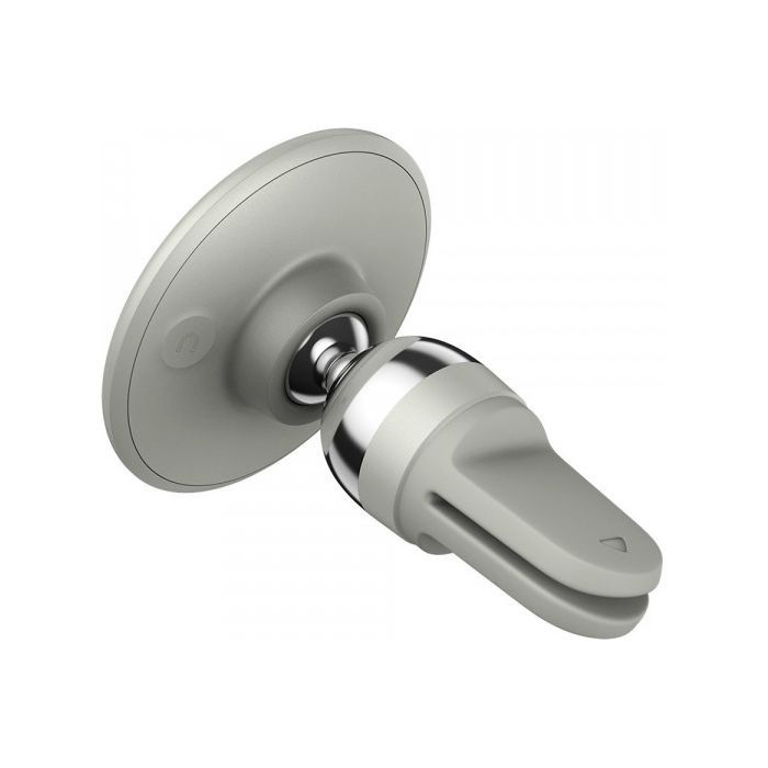 Универсальный автодержатель Baseus Magnetic (на решетку) creamy-white (SUCC000102) изображение 3