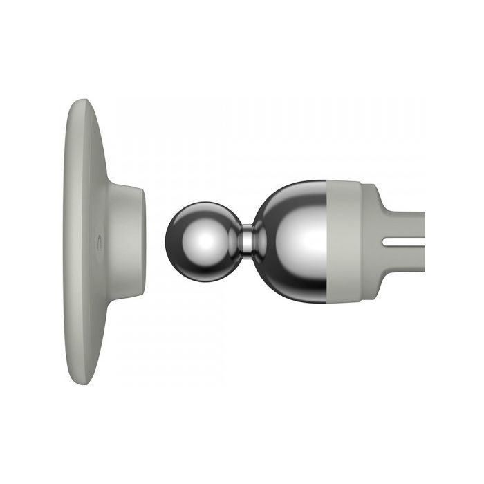 Универсальный автодержатель Baseus Magnetic (на решетку) creamy-white (SUCC000102) изображение 6