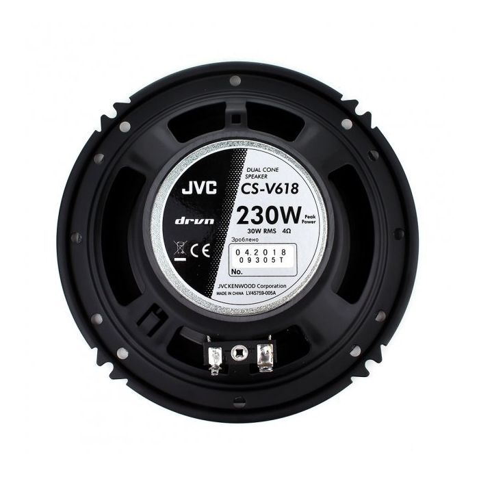 Коаксиальная акустика JVC CS-V618 изображение 5