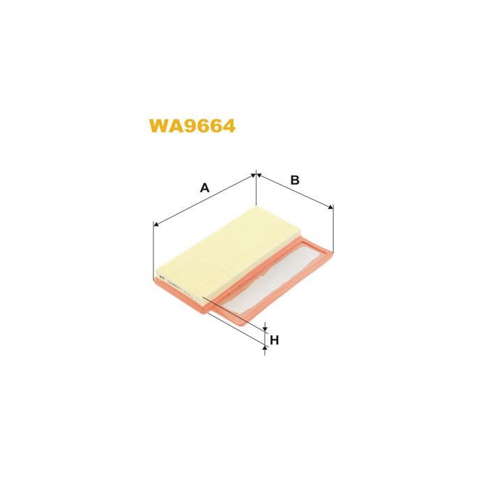 Повітряний фільтр для автомобіля Wixfiltron WA9664