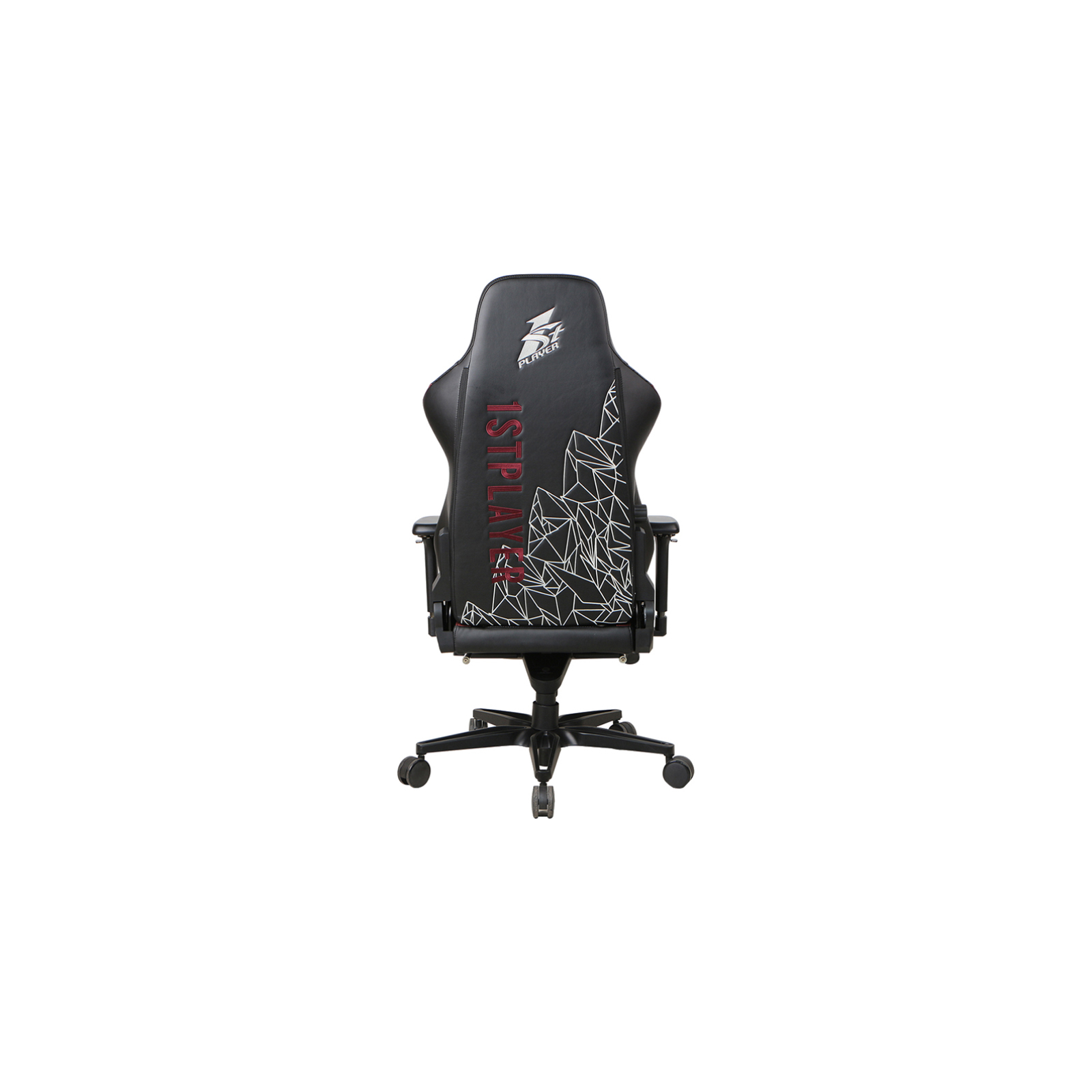 Кресло игровое 1stPlayer Duke Black-White-Red (Duke BlackWhiteRed) изображение 4