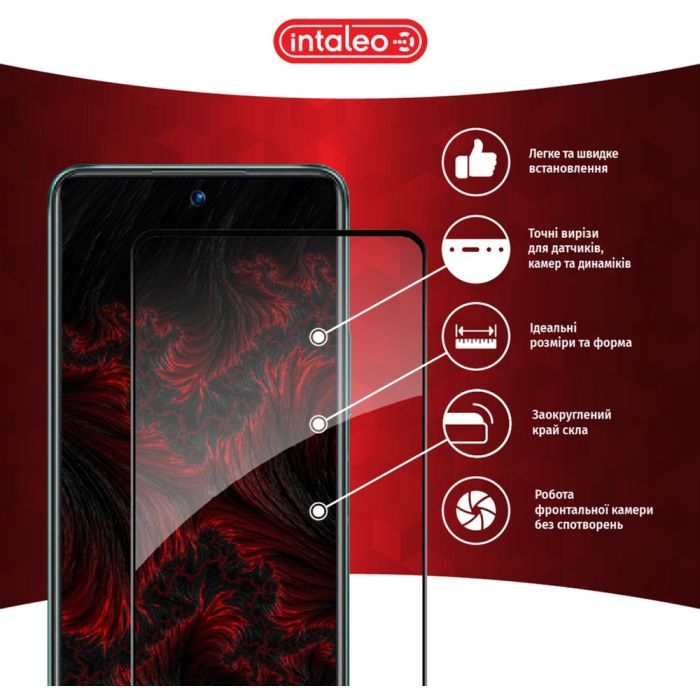 Стекло защитное Intaleo Full Glue Infinix Hot 11s (1283126532382) изображение 2