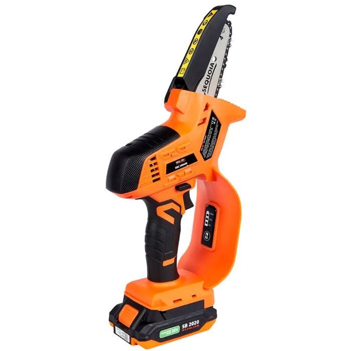 Ланцюгова пила SEQUOIA міні, 20V, 2Ah, шин 10 см (SBC2004M-QV) зображення 5