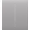 Накладная панель Ajax CenterButton 2-gang/Белый (CenterButton 2-gang/Fog)