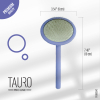 Расческа для животных Tauro Pro Line круглый M, зубцы 11 мм purple (TPLB63542) изображение 4
