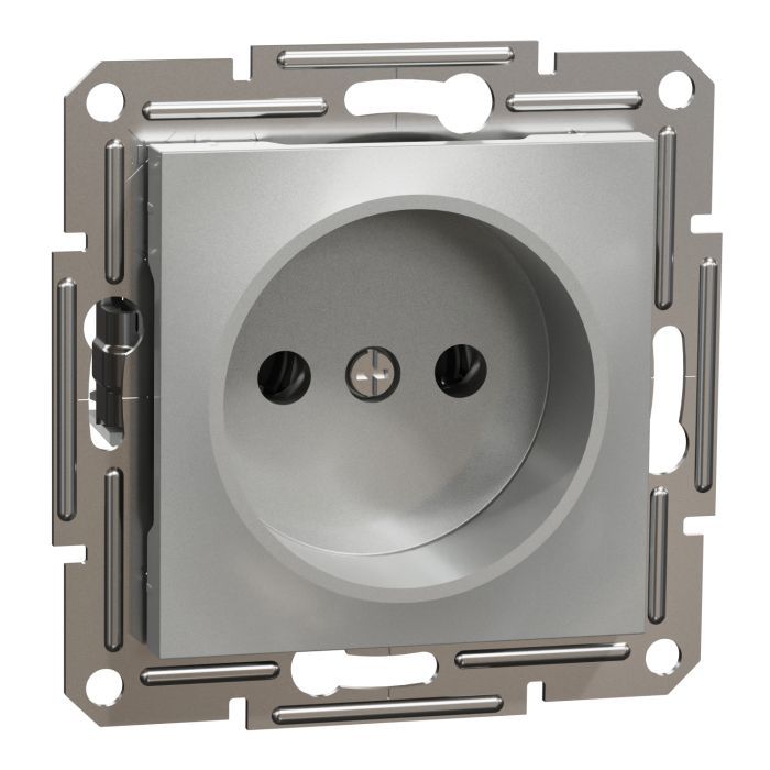 Розетка Schneider Electric ASFORA без заземлення антрацит (EPH3000171) изображение 2