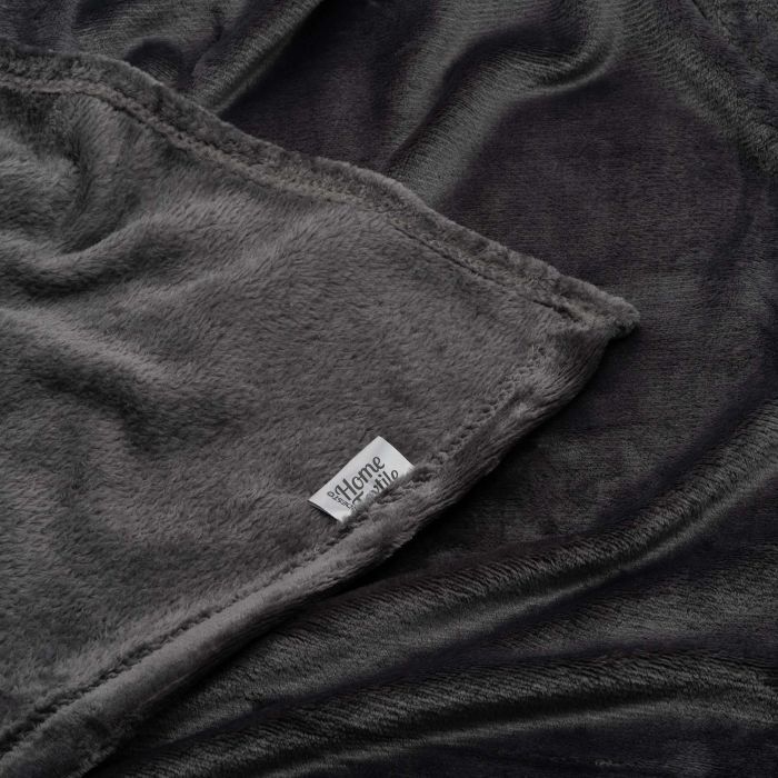 Плед Ardesto Flannel 100% поліестер, темно-сірий 200х220 см (ART0213SB) зображення 4