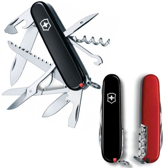 Нож Victorinox Huntsman Ukraine 91 мм Червоно-чорний (1.3713.1.3)