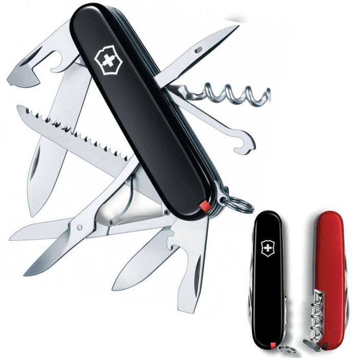 Нож Victorinox Huntsman Ukraine 91 мм Червоно-чорний (1.3713.1.3) изображение 2