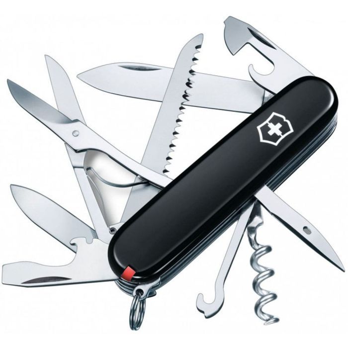 Нож Victorinox Huntsman Ukraine 91 мм Червоно-чорний (1.3713.1.3) изображение 3