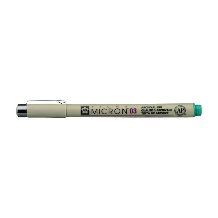 Лайнер Sakura Pigma Micron (0.3) 0,35 мм Зеленый (084511306387)