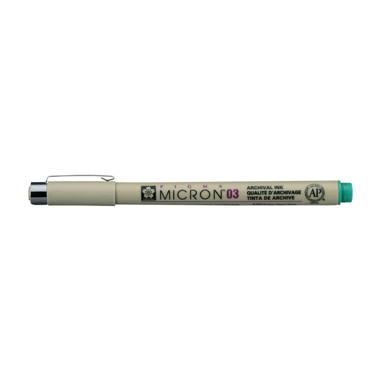 Лайнер Sakura Pigma Micron (0.3) 0,35 мм Зелений (084511306387)