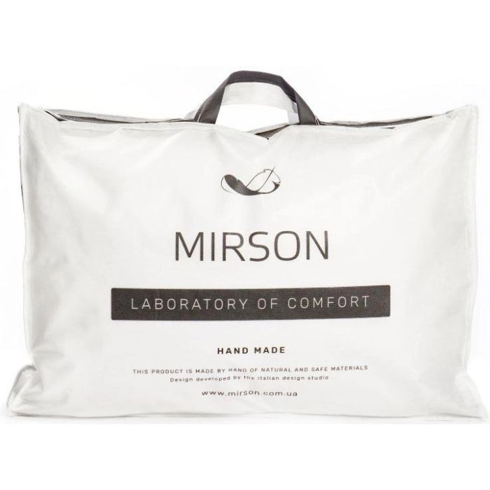 Подушка MirSon пуховая Экстра 113 средняя 70x70 см (2200000005236) изображение 3