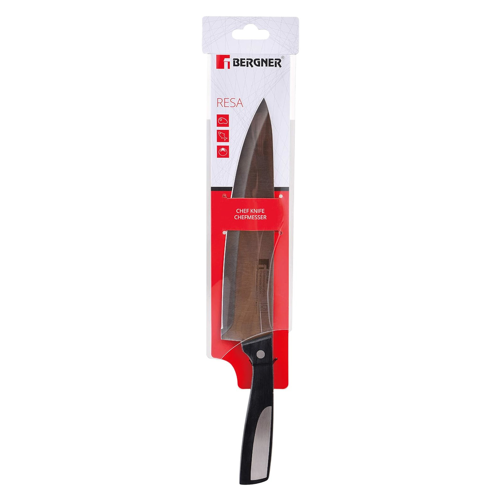 Кухонный нож Bergner Resa Сантоку 17,5 см (BG-3951) изображение 3
