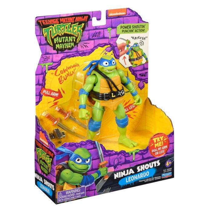 Фигурка TMNT Мovie III – Леонардо (звук) (83351) изображение 7