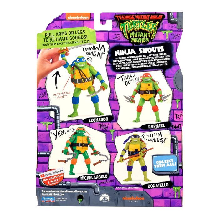 Фигурка TMNT Мovie III – Леонардо (звук) (83351) изображение 8
