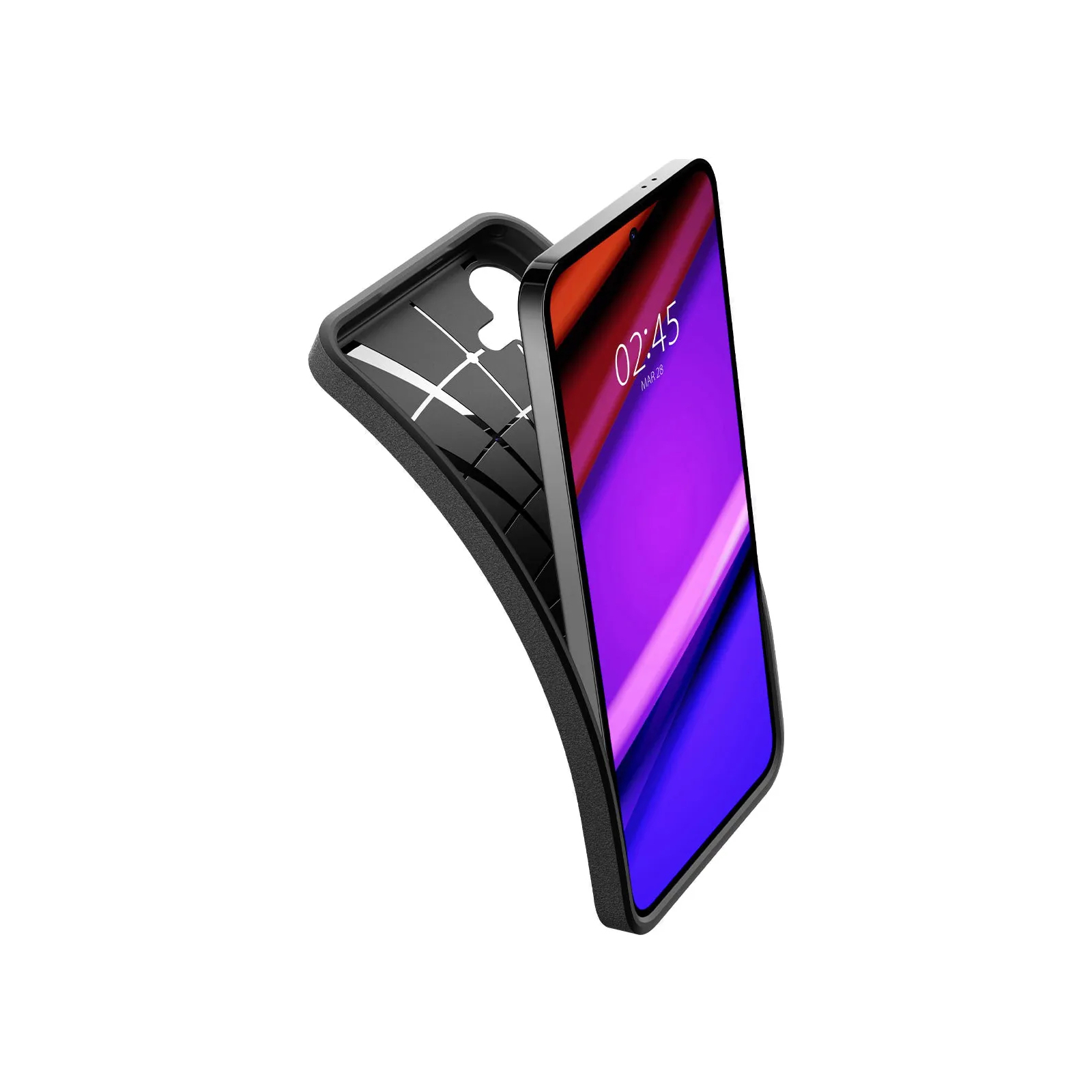 Чохол до мобільного телефона Spigen Samsung Galaxy S24+ Core Armor Matte Black (ACS07201) зображення 3