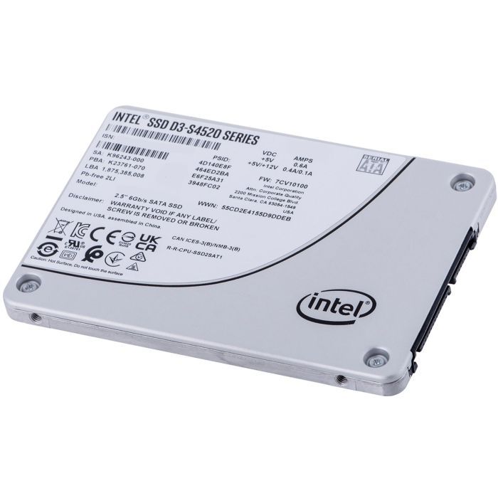 Накопичувач SSD 2.5" 7.68TB D3-S4520 INTEL (SSDSC2KB076TZ01) зображення 2