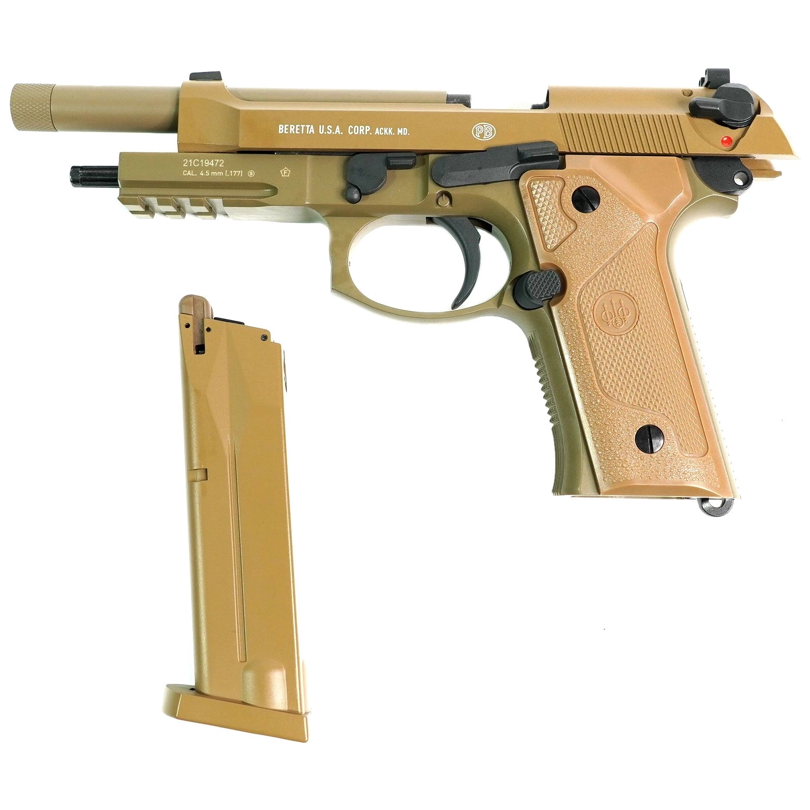 Пневматический пистолет Umarex Beretta M9A3FDE Blowback (5.8347) изображение 5