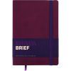 Книга записная Buromax Brief А5 96 листов, без линовки темно-красный (BM.295004-13)