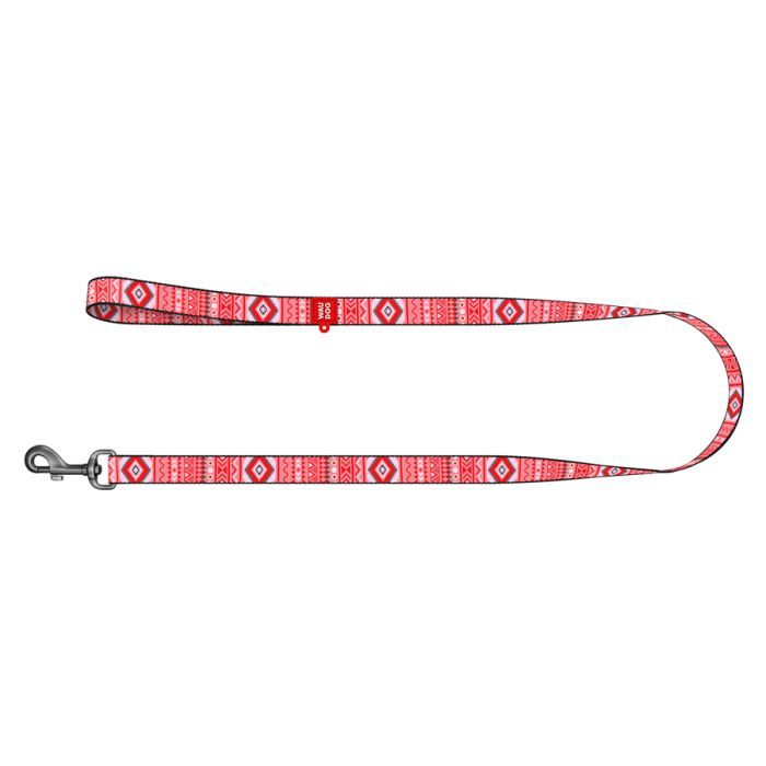 Поводок для собак WAUDOG Nylon "Этно красный" L (4671) изображение 2