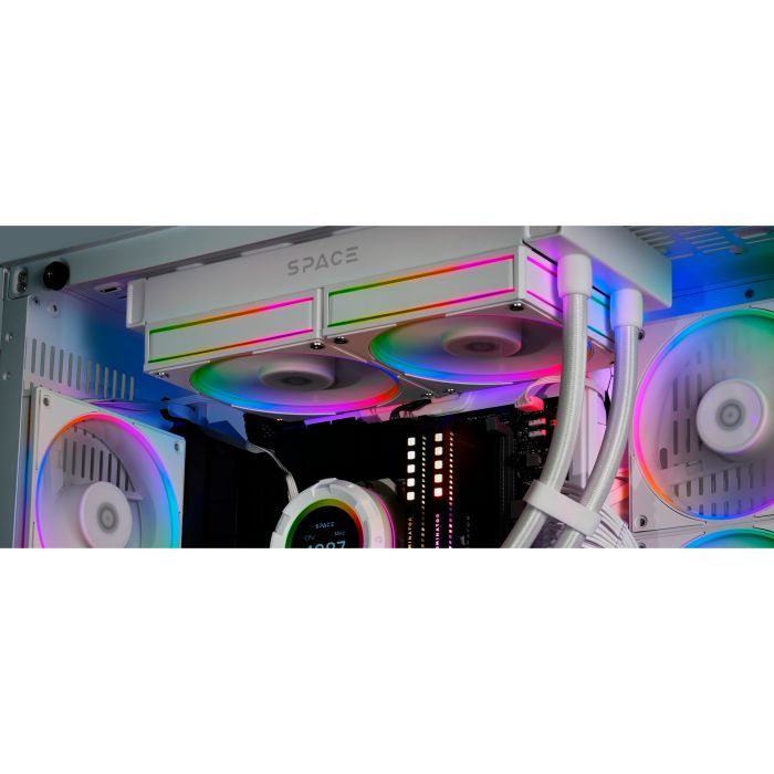 Кулер для корпуса ID-Cooling AF-127-ARGB-W изображение 12
