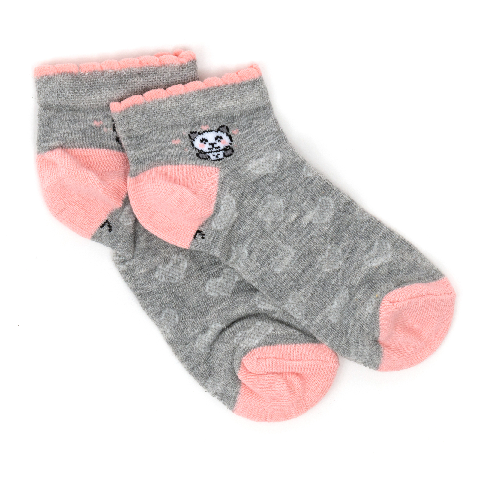 Шкарпетки дитячі BNM з пандою (M0C0201-0118-7G-darkgray)