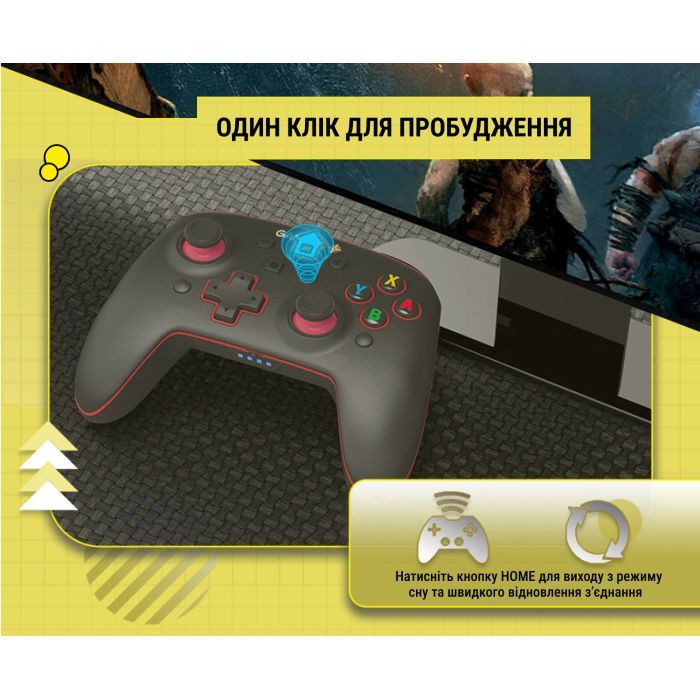 Геймпад GamePro MG1200 Wireless Black-Blue (MG1200) изображение 8