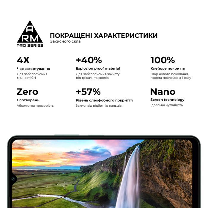 Скло захисне Armorstandart Pro Xiaomi Redmi A3 Black (ARM74453) зображення 5