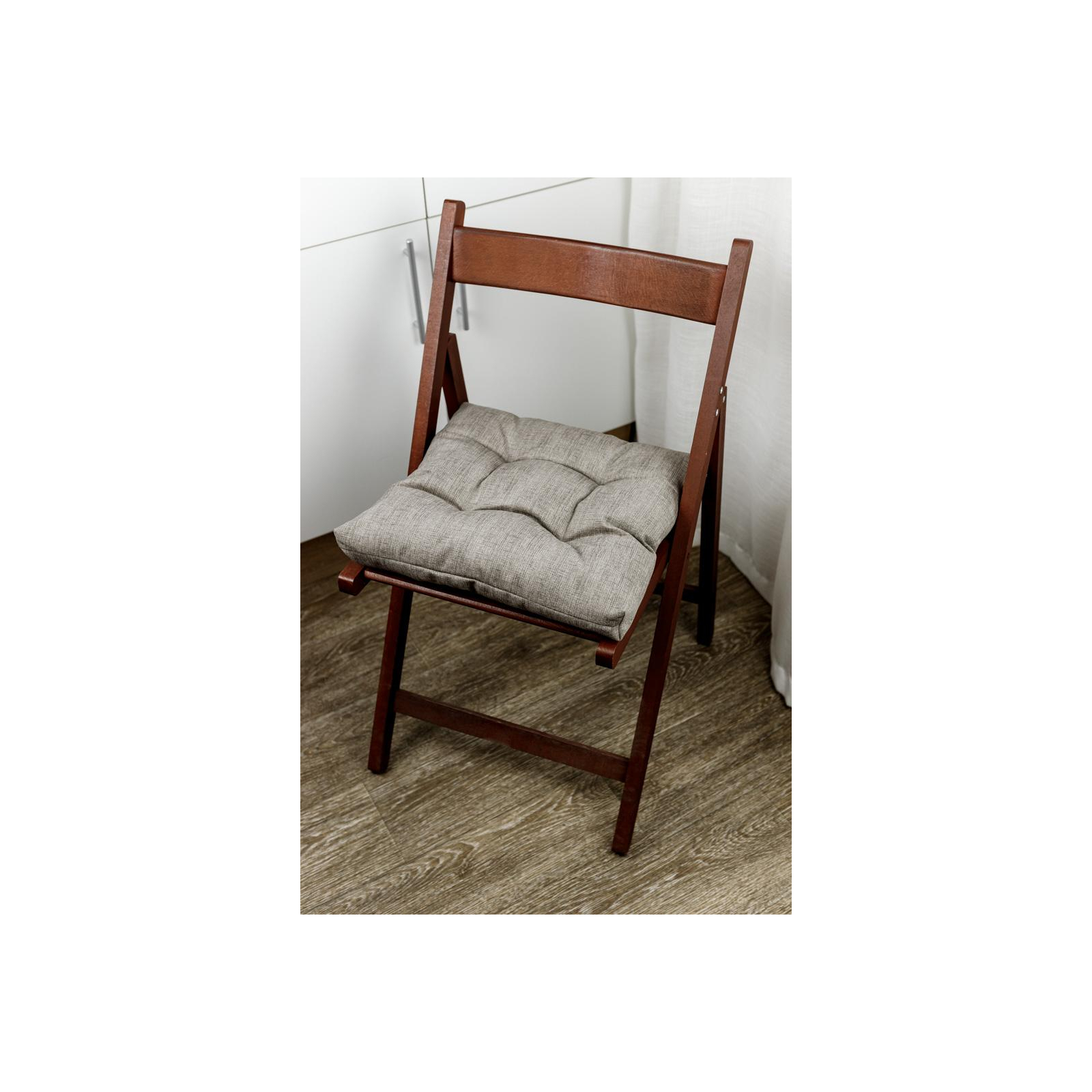 Подушка на стул Прованс FIESTA Серая 40х40см (33514) изображение 2