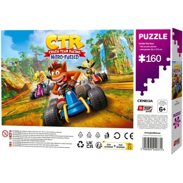 Пазл GoodLoot Crash Team Racing Nitro-Fueled 160 елементів (5908305240372) зображення 4