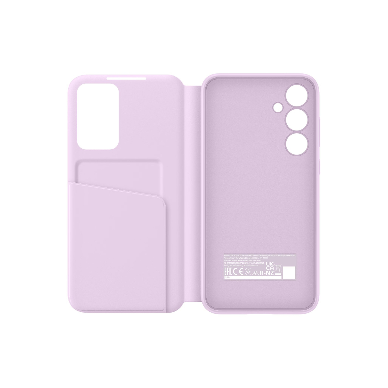 Чохол до мобільного телефона Samsung Galaxy A55 (A556) Smart View Wallet Case Violet (EF-ZA556CVEGWW) зображення 5