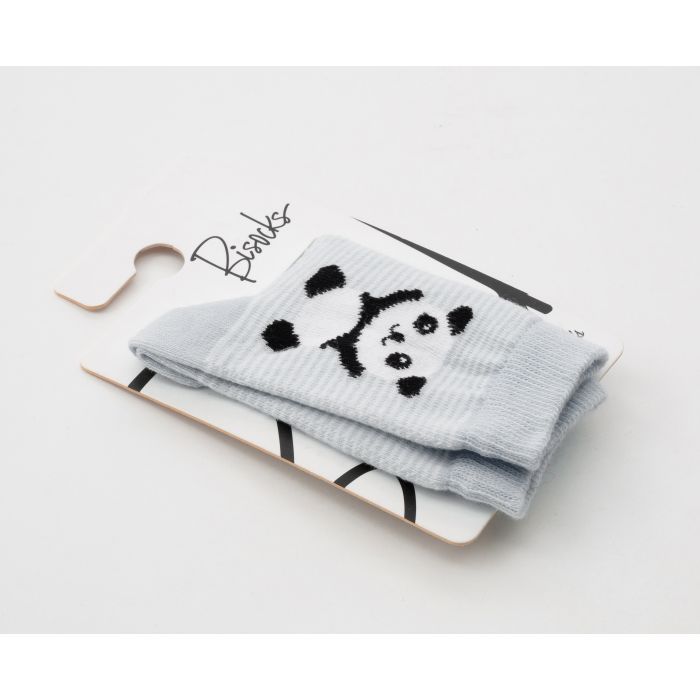 Носки детские Bibaby с пандами (68257-9-gray) изображение 2