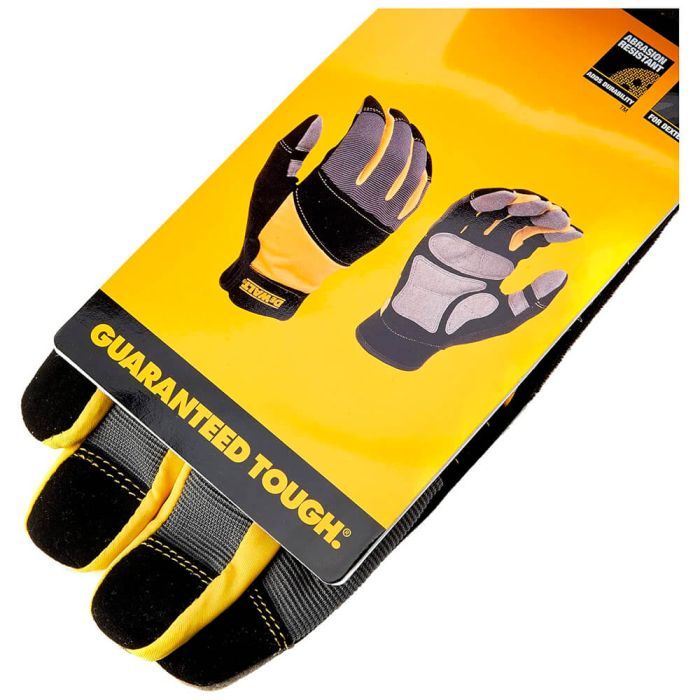 Захисні рукавиці DeWALT розм. L/9, з накладками на долоні та пальцях (DPG215L) зображення 4
