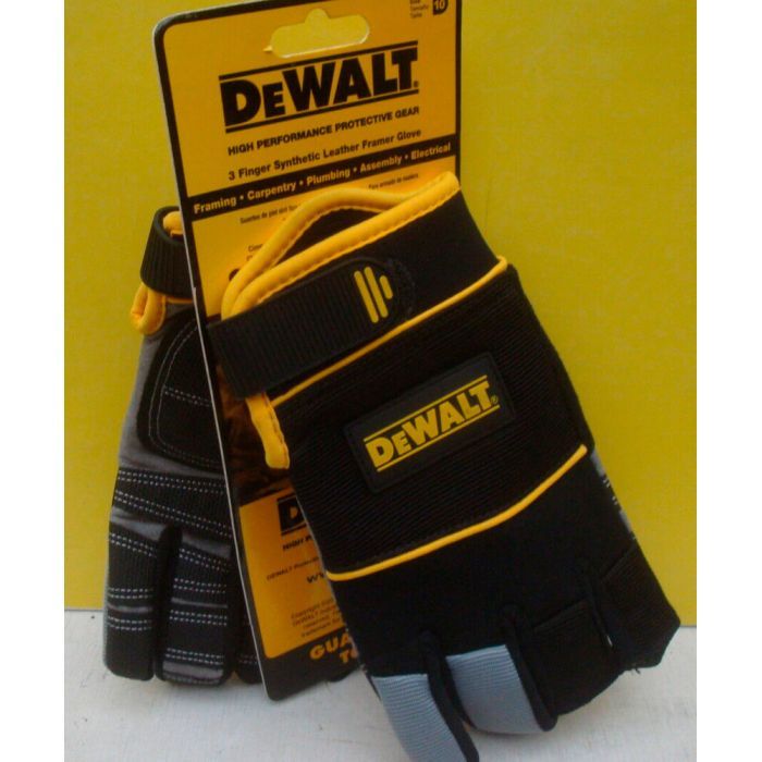 Захисні рукавиці DeWALT розм. L/9, з накладками на долоні та пальцях (DPG215L) зображення 5