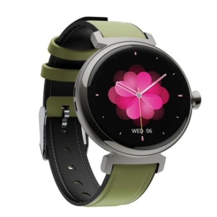 Смарт-годинник OUKITEL BT30 Black with black and green belt (6931940742269) зображення 3