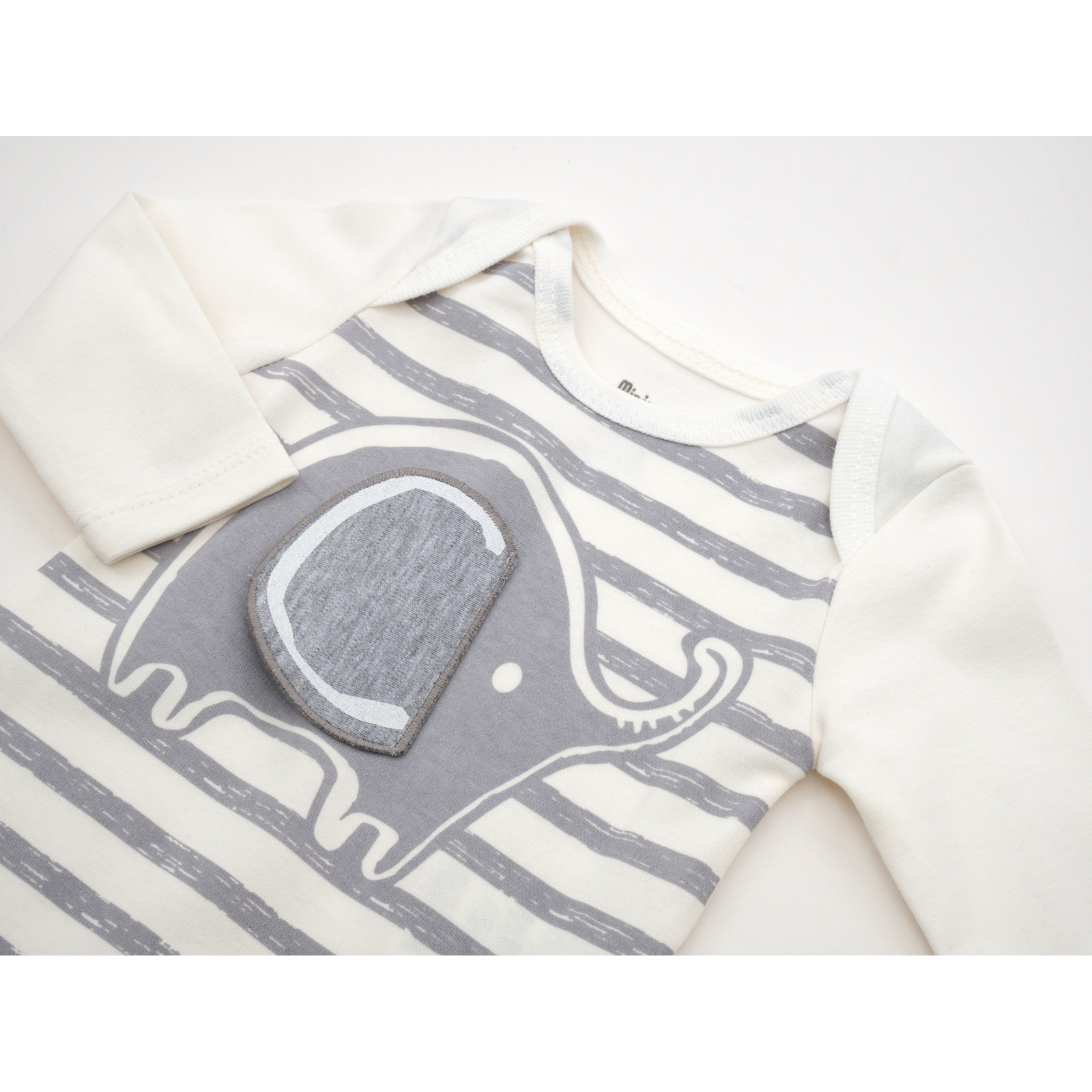 Набор детской одежды Miniworld со слоником (14862-68B-gray) изображение 6