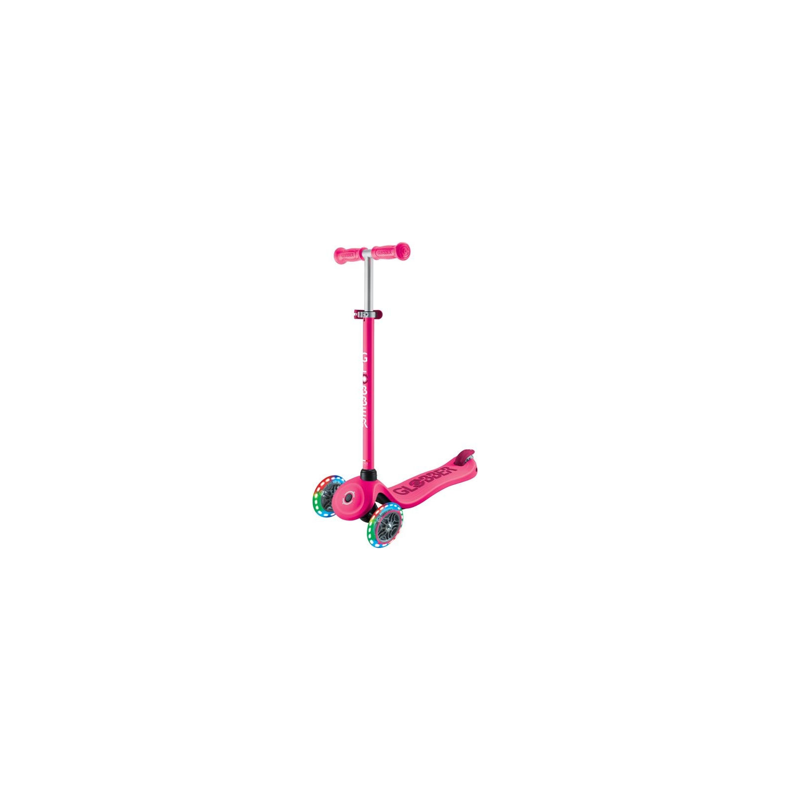 Самокат Globber Go Up Sporty Led пастельно-рожевий (452-710-4) зображення 3