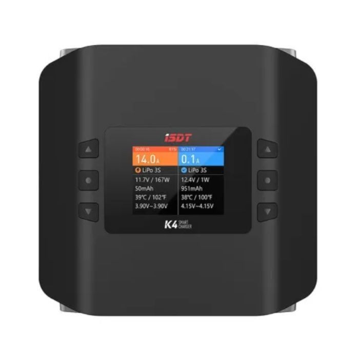 Зарядное устройство для дрона iSDT K4 AC 400W DC 600Wx2 (HP0015.K4)