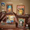 Конструктор LOZ mini Объемная картина Крик Мунка без фигурок (1288) изображение 2
