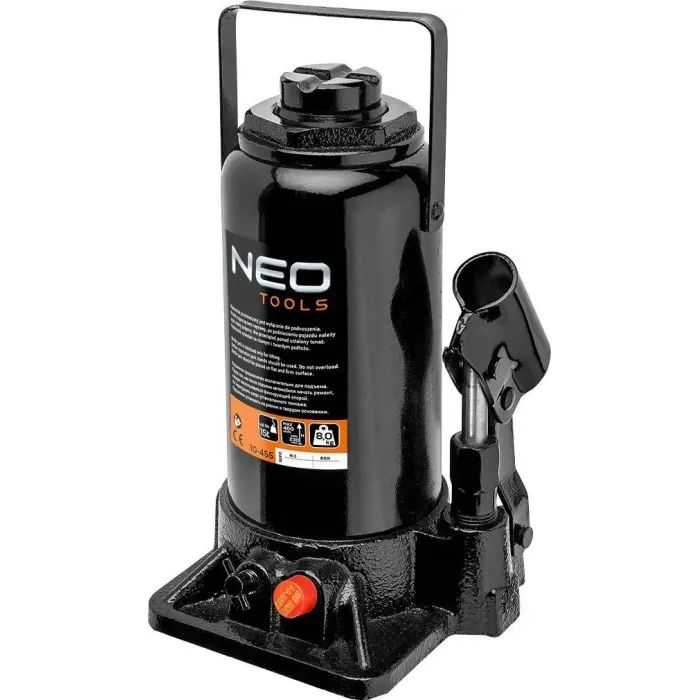 Домкрат Neo Tools гідравлічний пляшковий 10т, 230-456мм (10-454) зображення 2