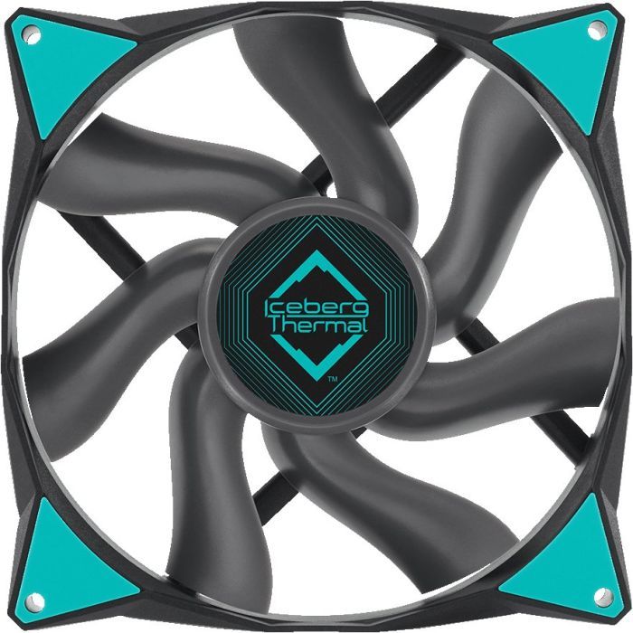 Кулер до корпусу Iceberg Group IceGALE 140mm Gray (ICEGALE14-B0A)