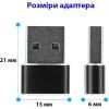 Переходник USB-C Female to USB-A Male OTG Dynamode (DM-AD-USB-CA) изображение 7