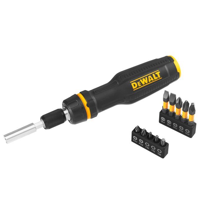 Набор отверток DeWALT FULL FIT Telescoping, со сменными битами, 10 бит (DWHT68001-0)