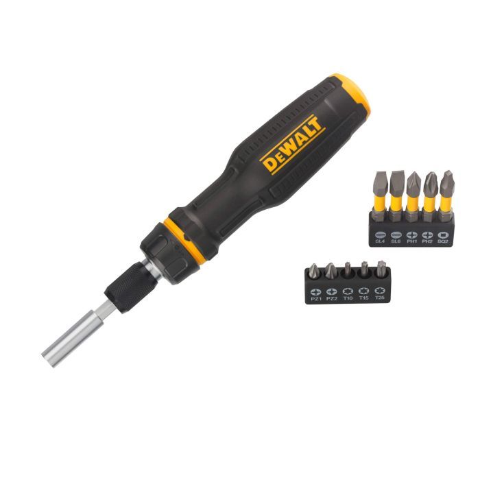 Набор отверток DeWALT FULL FIT Telescoping, со сменными битами, 10 бит (DWHT68001-0) изображение 3