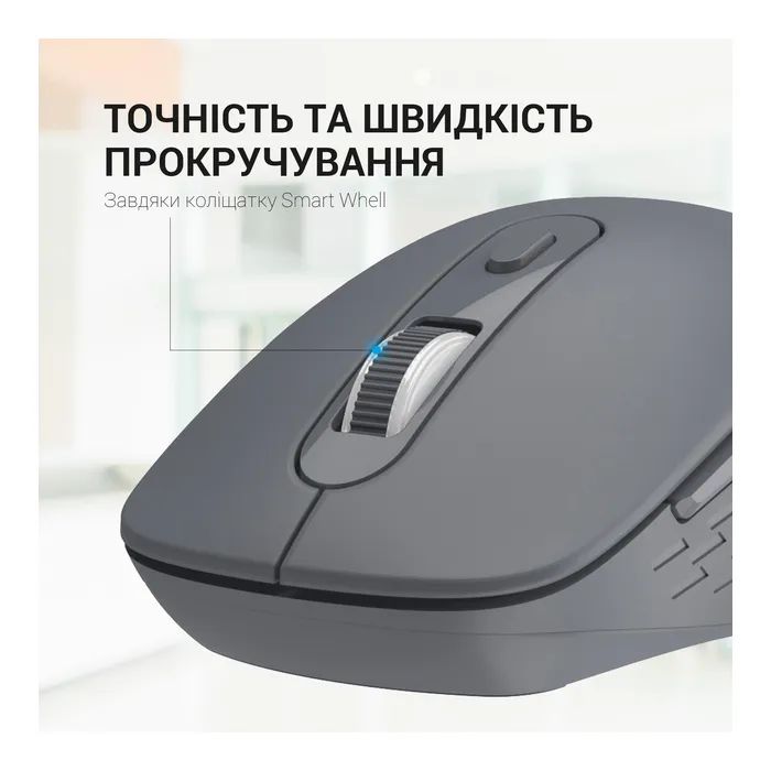 Мышка OfficePro M230C Silent Click Wireless/Bluetooth Blue (M230С) изображение 9