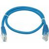 Патч-корд 1м, UTP, cat.5e, CU, 24AWG, blue Kingda (KD-PAUT3100BU)