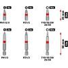 Набор бит Einhell 42шт, HEX, PH, PZ, Torx, 50мм, кейс (118953) изображение 12