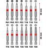 Набор бит Einhell 42шт, HEX, PH, PZ, Torx, 50мм, кейс (118953) изображение 6